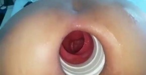 Maria caldas gape arrombada, cusao, prolapse,mão,objetos,anal,, Wnsela2