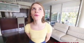 Barely legal stepsis tries out dick and cum in POV, Rheas2
