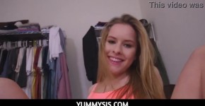 YummySis - Blonde Teen Stepdaughter Lilly Ford Fucked By Stepdad POV, uldastes