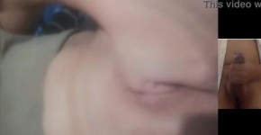 Hornythickgirl masturbates in video call, edandoun