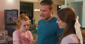 Petite redhead Madi Collins and hot perfect ass babe Myra Moans gets fucked, Swedish69