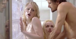 Petite Girls Elsa Jean And Lily Rader Soaking Wet, eshatlong