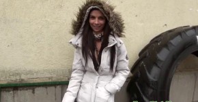 Real petite Liliane pickedup amateur plowed for cash, Hernorau