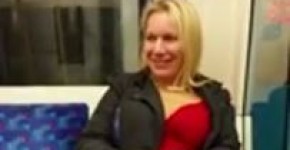 blonde flashing pussy on London train, coorac