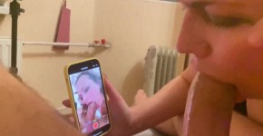 SexWife MILF films herself on the phone for her cuckold husband while I DESTROY her mouth, erarise