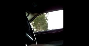 amateur girl makes a blowjob in the car, Saxell