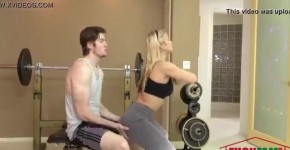 Fitness Trainer MILF Fucks Client For Free, Joshub