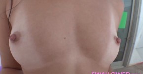 SWALLOWED Sexy spinner Liz Jordan lets loose, Kaya33