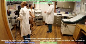 Jasmine Rose Gets Humiliating Gyno Exam Required For New Students By Doctor Tampa & Nurse Stacy Shepard! Tampa University En