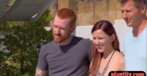 Open minded couple are first time swingers and give it a go, ali1ner Open minded couple are first time swingers and give it a go, ali1ner