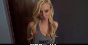 Beautiful teen blonde Bailey Brooke fucks very hard with her pap, ad23jock