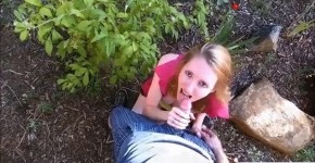 Naughty Amateur Teen Worships A POV Cock In The Outdoors, kasia29beke