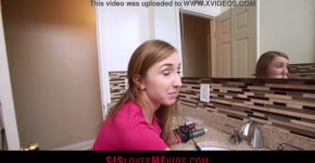 SisLovesMeVids.com - Sexy Teen Stepsister Gets Caught In The Sink And Fucked - Gracie May Green, erithare