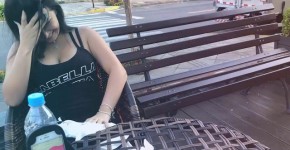 Safada Gozando em Publico com brinquedo interativo Public female orgasm interactive toy girl with remote vibe outside, torati2