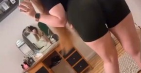 Super thick pawg tries on new spandex, ithinte