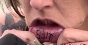 Blond Hairy Pussy Alterotic Leah Luv Gets New Tats On Her Inner Lips, larouth