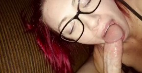 TINDER TEEN LETS MY COCK SLIDE DOWN HER THROAT!, hornysusana
