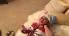 Harley Quinn caresses your pussy with your fingers Masturbating, Ondahovo