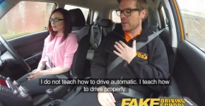 Fake Driving School 19yr old petite American student creampie lesson, nazik25