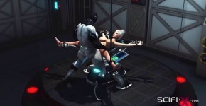 Sexy Super Busty Girl Gets Fucked By Futanari Sex Cyborg In The Sci Fi Lab Hidden Blowjob, isit1oune