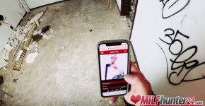 MILF Hunter meets skinny mature bitch Vicky Hundt in an abandoned office building and bangs her hard! I banged this MILF from mi