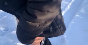 Winter Outdoor: Young Tight Teen Gets Fucked and Caught by Mother with Baby, uxfgjg42