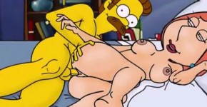 Griffins and Simpsons hentai parody orgy, Fredricas