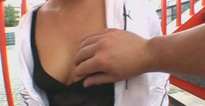 Finger Banging Very Hot Blonde Outdoors In Public ass drilled, pandora274