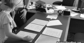 Amateur Porn Office Spycam Caught Boss Fucks Secretary, Ndisabr