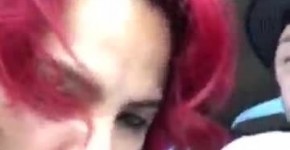 red head Latina swallows cum, ofofin