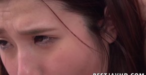 Sweet bootie Japanese beauty, Yukina Saeki, likes it rough and deep in her cream colored pussy, but not in - Japanese Adult Vide