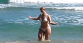 Hot thick carrie pussy girl bikini beach, kontrolone