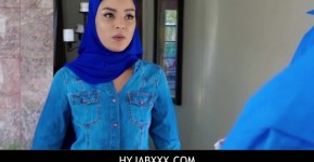 HyjabXXX - 18yo Arab Maya Bijou throated and facial threesome, congima
