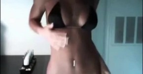 Brianna Frost in black fencenets Web cam Show, boobspoema