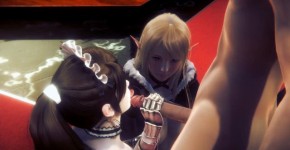 Uncensored Hentai 3D - Maid sex with 2 boys and 1 girl - Japanese Asian Manga Anime Film Game Porn, isteri