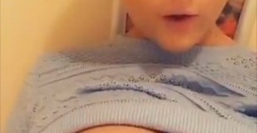hannah brooks panties down & bra off teasing snapchat premium porn videos, enditedit