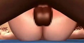 Animated Chick Enjoys Black Dong cartoon hardcore cumshot porn, ernestsandi