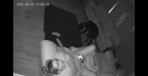 Babysitter Caught Masturbating on Couch with Wife Vibrator Hidden Cam, Rosa23