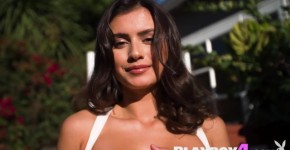 Cute Asian teen Nigo showed her perfect big boobs while posing outdoor, Swedish69