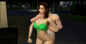 Sims 4 - Halloween XXX (Asa Akira, Alexis Texas, Abella Danger) Censored, neredito