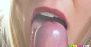Sensual tongue teasing blowjob, glamizolda