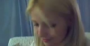 Beautiful Blonde Web Cam Girl Strips, Allinthek