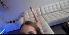 Horny Stepdad Ike Diezel gets seduced by her pervy teen stepdaughter in the living room - POV, isared