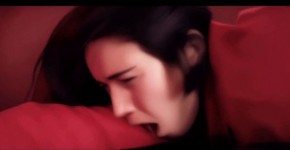 Real Futanari Demon girl fuck her friend with a dick., Hentai.movie