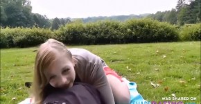 Horny couple in the park part 1, marychaos