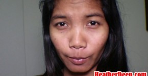 HEATHERDEEP.COM 15 week pregnant thai teen asian super horny gives deepthroat and throatpie, badboy66s6