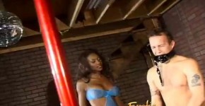 Hot stripper Nyomi Banxxx punishes a really annoying client at the club-6, Za4yaan4