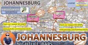 Johannesburg, South Africa, Sex Map, Street Prostitution Map, Massage Parlours, Brothels, Whores, Escort, Callgirls, Bordell, Fr