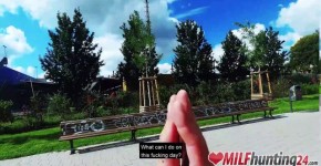 Sarah Kay gets boned in a Berlin park! I banged this MILF from milfhunting24.com!, enerit