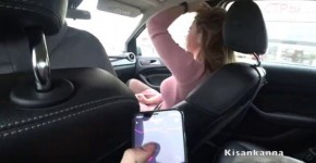 she got an orgasm in a taxi and then she got a dick in mouth! kisankanna hub, atofoungou
